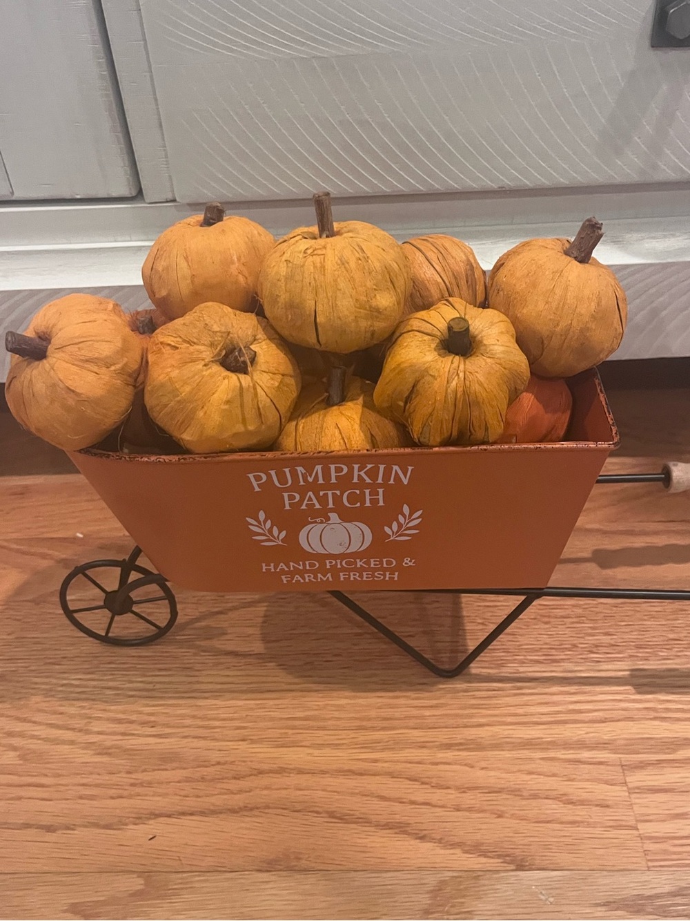 Pumpkin Patch Wheelbarrow